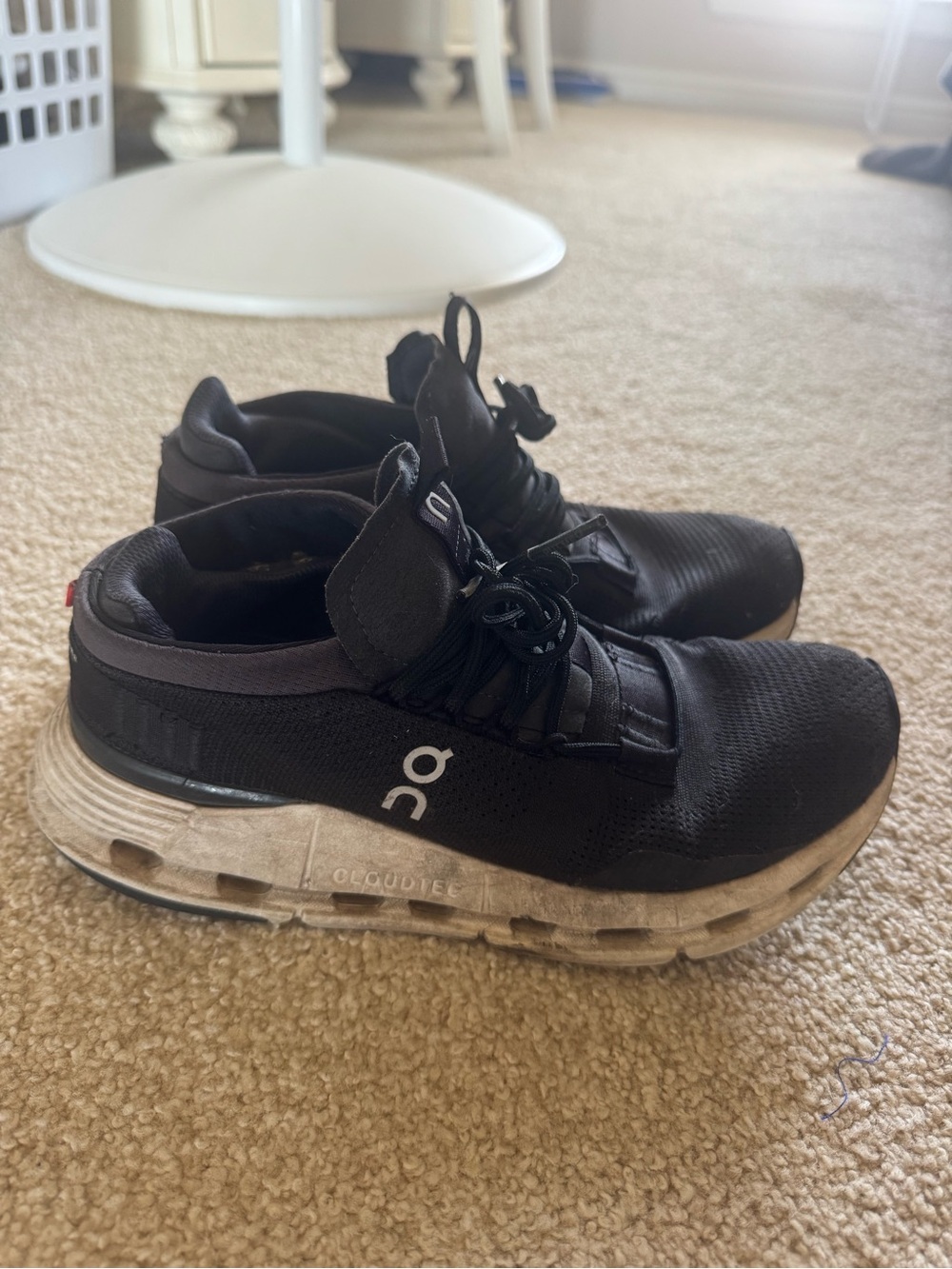 On Running Black Athletic CloudTec Lace-Up Sneakers